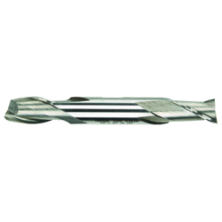 1" 2 Flute 1" Shank Double End Center Cutting High Speed Steel Regular Length Bright Made In U.S.A.