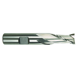 1" 2 Flute 1" Shank Single End Center Cutting Cobalt Regular Length Bright Made In U.S.A.