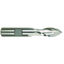1" 2 Flute 3/4 Shank Single End 90 Degree Point Angle Cobalt Regular Length Bright Made In U.S.A.