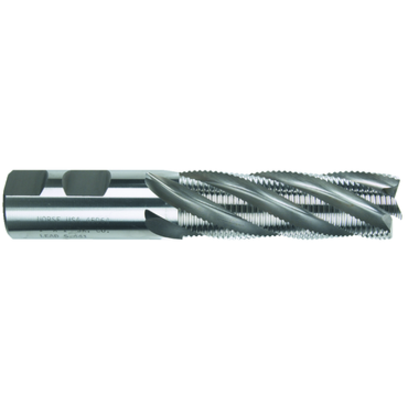 7/8 5 Flute 3/4 Shank Single End Center Cutting Fine Pitch Cobalt Regular Length TiN Made In U.S.A.