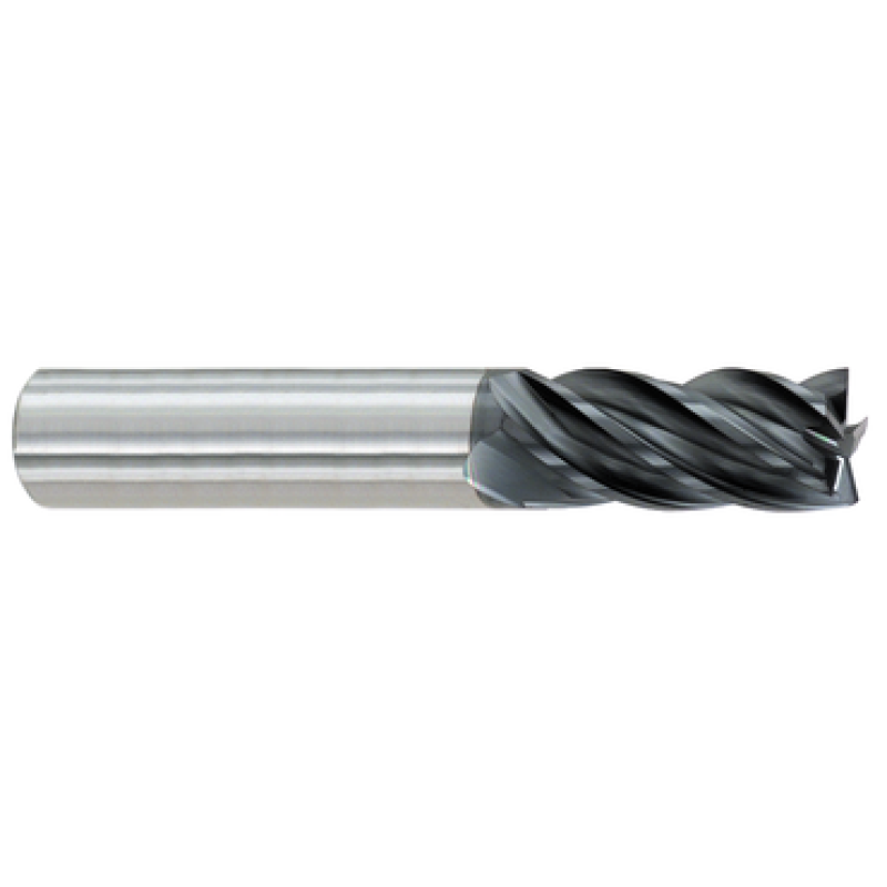 1/4 5 Flute 1/4 Shank HPE High Performance End Mills Single End Center Cutting Carbide Regular Length AlTiN Made In U.S.A.
