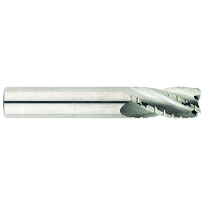 5/16 4 Flute 5/16 Shank Single End Center Cutting Roughing/Finishing Carbide Regular Length ALTiN Made In U.S.A.