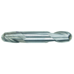 1/16 2 Flute 1/8 Shank Double End Ball Center Cutting Carbide Stub Length ALTiN Made In U.S.A.