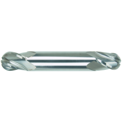 1/16 4 Flute 1/8 Shank Double End Ball Center Cutting Carbide Stub Length ALTiN Made In U.S.A.