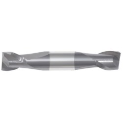 1/2 2 Flute 1/2 Shank Double End Center Cutting Carbide Regular Length ALTiN Made In U.S.A.