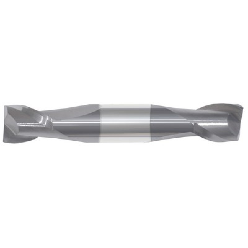 5/32 2 Flute 3/8 Shank Double End Center Cutting Carbide Regular Length ALTiN Made In U.S.A.
