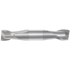 1/2 2 Flute 1/2 Shank Double End Center Cutting Carbide Regular Length TiCN Made In U.S.A.
