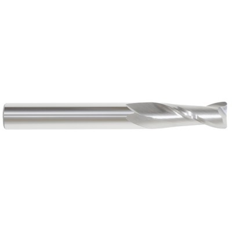 3/16 2 Flute 3/16 Shank Single End Center Cutting/Corner Radius .020 Carbide Regular Length Bright Made In U.S.A.