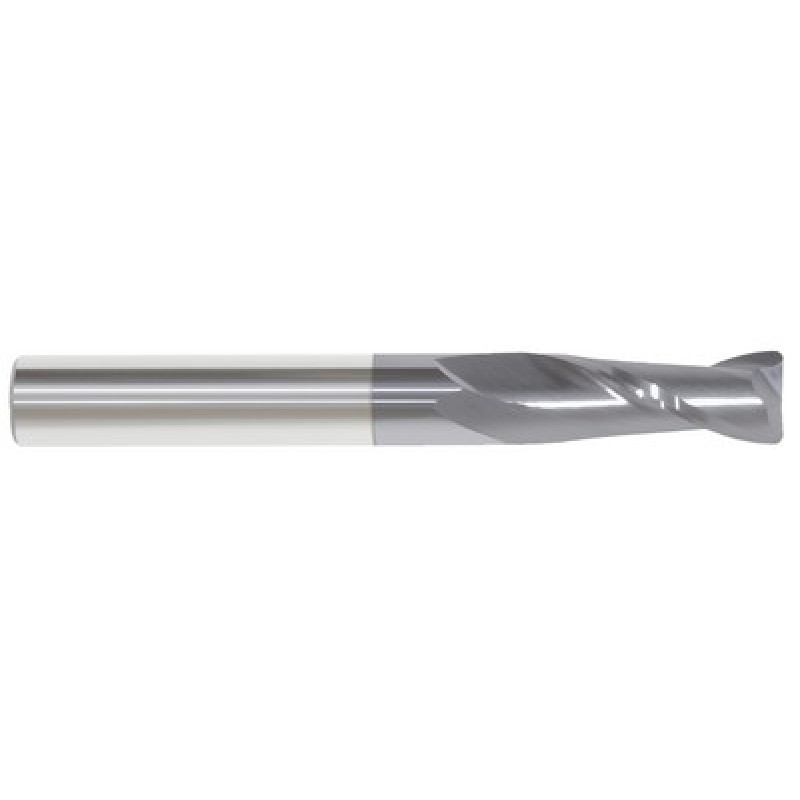 1/8 2 Flute 1/8 Shank Single End Center Cutting/Corner Radius .020 Carbide Regular Length ALTiN Made In U.S.A.