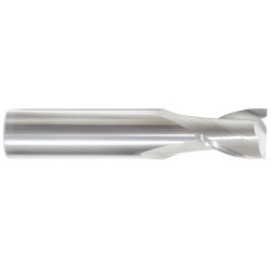 1/16 2 Flute 1/8 Shank Single End Center Cutting Carbide Stub Length Bright Made In U.S.A.