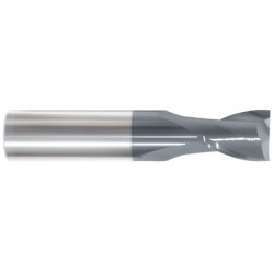 1/16 2 Flute 1/8 Shank Single End Center Cutting Carbide Stub Length ALTiN Made In U.S.A.