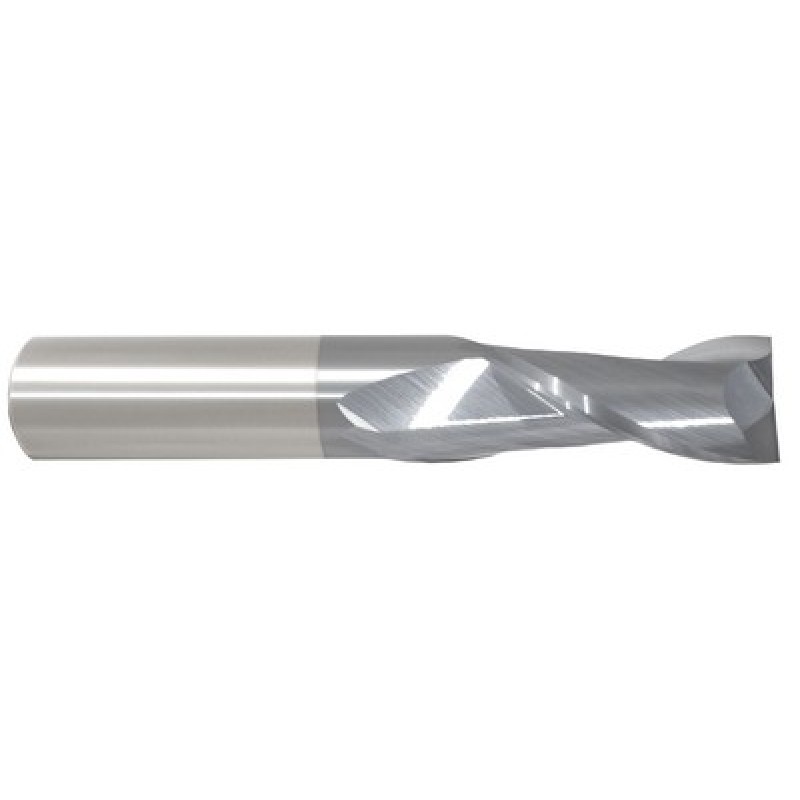 7/32 2 Flute 1/4 Shank Single End Center Cutting Carbide Regular Length ALTiN Made In U.S.A.
