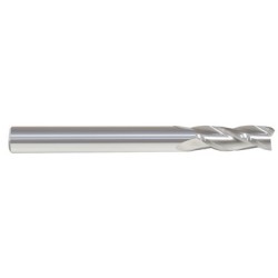 1" 3 Flute 1" Shank Single End Center Cutting Carbide Regular Length Bright Made In U.S.A.
