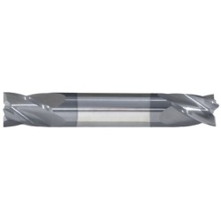 1/16 4 Flute 1/8 Shank Double End Center Cutting Carbide Stub Length ALTiN Made In U.S.A.