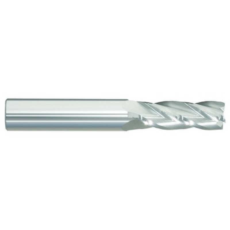 22.00mm 4 Flute 22.00mm Shank Single End Center Cutting Carbide Regular Length Bright Made In U.S.A.