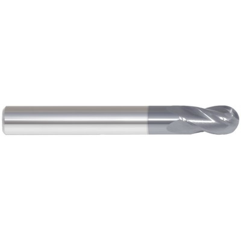 1/16 4 Flute 1/8 Shank Single End Ball Center Cutting Carbide Stub Length ALTiN Made In U.S.A.