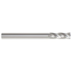 1" 4 Flute 1" Shank Single End Center Cutting/Corner Radius .015 Carbide Regular Length Bright Made In U.S.A.