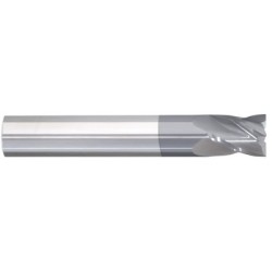 1" 4 Flute 1" Shank Single End Center Cutting Carbide Stub Length ALTiN Made In U.S.A.