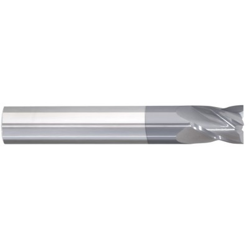 9/64 4 Flute 3/16 Shank Single End Center Cutting Carbide Stub Length ALTiN Made In U.S.A.