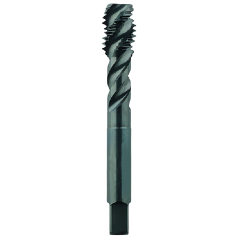 M6 x 1.00 Semi-Bottoming D5 HPT-High Performance Tap-Exotic Alloys Spiral Flute 3 Flutes Powder Metallurgy High Speed Steel TiCN Made In U.S.A.