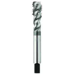 M8 x 1.00 Semi-Bottoming D5 HPT-High Performance Tap-Aluminum Spiral Flute 2 Flutes Powder Metallurgy High Speed Steel CrN Made In U.S.A.