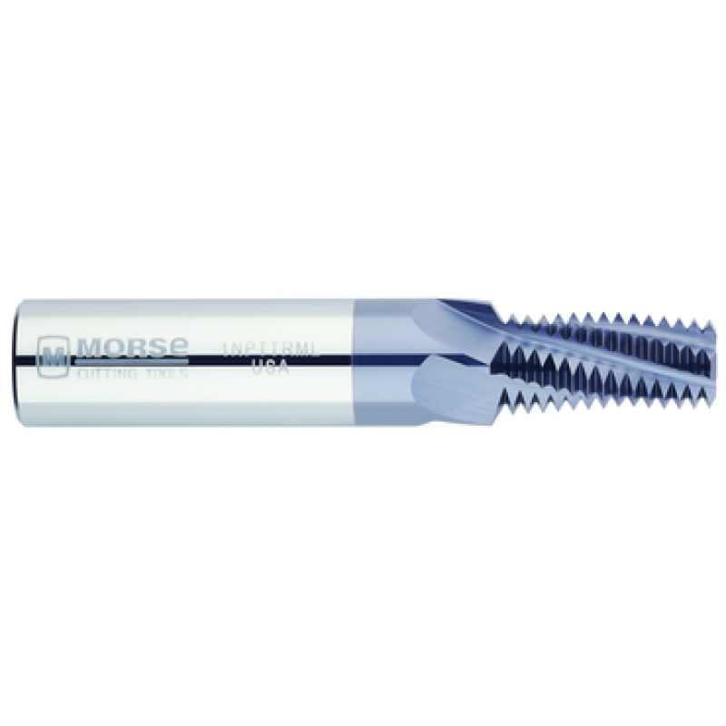 1/16"-27 NPT Thread Mill Solid Carbide ALTiN Made In U.S.A.