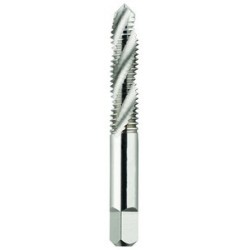 1/4-20 Plug H3 Spiral Flute 2 Flutes High Speed Steel Bright Made In U.S.A.