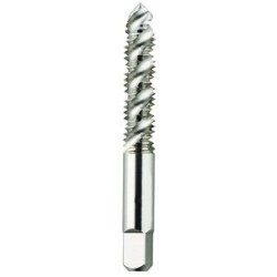 1/4-20 Plug H3 Spiral Flute 3 Flutes High Speed Steel Bright Made In U.S.A.