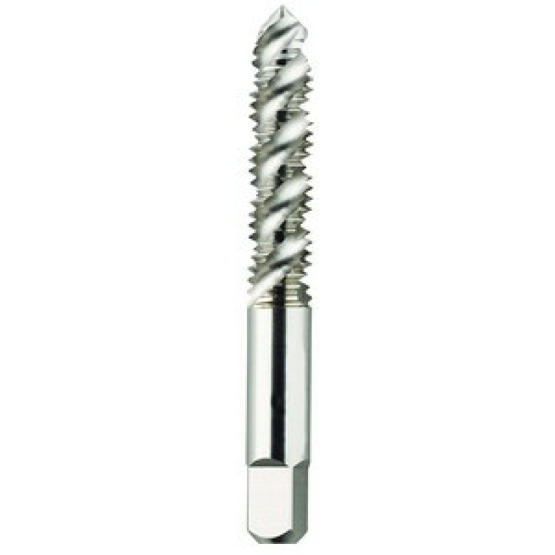 3/8-16 Plug H3 Spiral Flute 3 Flutes High Speed Steel Bright Made In U.S.A.