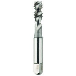 1/4-20 Semi-Bottoming H3 HPT-High Performance Tap-Aluminum Spiral Flute 2 Flutes Powder Metallurgy High Speed Steel CrN Made In U.S.A.