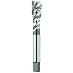 1/2-13 Semi-Bottoming H3 HPT-High Performance Tap-Aluminum Spiral Flute 3 Flutes Powder Metallurgy High Speed Steel Bright Made In U.S.A.