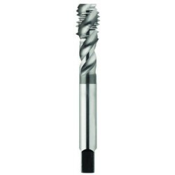 1/2-13 Semi-Bottoming H3 HPT-High Performance Tap-Aluminum Spiral Flute 3 Flutes Powder Metallurgy High Speed Steel CrN Made In U.S.A.