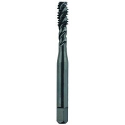 #10-24 Semi-Bottoming H3 Spiral Flute 3 Flutes High Speed Steel Black Made In U.S.A.