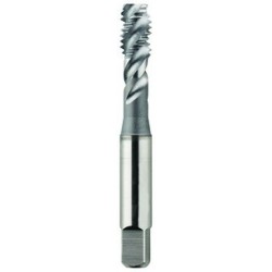 1/4-20 Semi-Bottoming H3 HPT-High Performance Tap-Exotic Alloys Spiral Flute 3 Flutes Powder Metallurgy High Speed Steel TiCN Made In U.S.A.