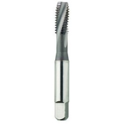 1/4-20 Semi-Bottoming H3 HPT-High Performance Tap-Hard Materials Spiral Flute 3 Flutes Powder Metallurgy High Speed Steel TiCN Made In U.S.A.