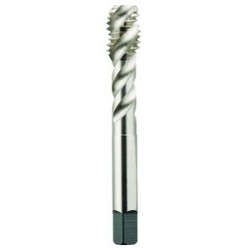 1"-12 Semi-Bottoming H4 Spiral Flute 4 Flutes High Speed Steel Bright Made In U.S.A.
