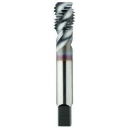 1/2-13 Semi-Bottoming H3 HPT-High Performance Tap-Exotic Alloys Spiral Flute 3 Flutes Powder Metallurgy High Speed Steel TiCN Made In U.S.A.