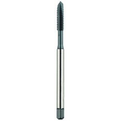 #10-24 Plug H3 HPT High Performance Tap Spiral Point-DIN Length 3 Flutes Powder Metallurgy High Speed Steel Black Made In U.S.A.