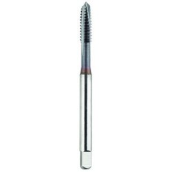 #10-24 Plug H3 HPT-High Performance Tap-Exotic Alloys Spiral Point 3 Flutes Powder Metallurgy High Speed Steel TiCN Made In U.S.A.