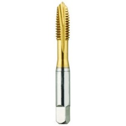 1/4-20 Plug H11 Spiral Point 3 Flutes High Speed Steel TiN Made In U.S.A.