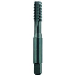 1/4-20 Semi-Bottoming H3 HPT High Performance Tap-Cast Iron Straight Flute 4 Flutes Powder Metallurgy High Speed Steel Black Made In U.S.A.