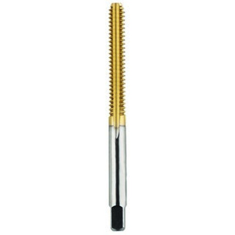 #10-32 Bottom H3 Hand Tap 4 Flutes High Speed Steel TiN Made In U.S.A.