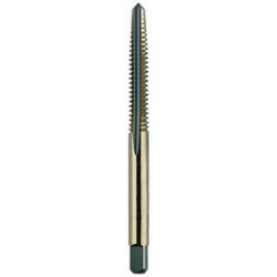 #0-80 Taper H1 Hand Tap 2 Flutes High Speed Steel Black & Gold Made In U.S.A.