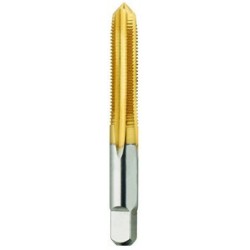 1/4-20 Plug H3 Hand Tap 4 Flutes High Speed Steel TiN Made In U.S.A.