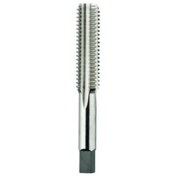 1"-12 Bottom H4 Hand Tap 4 Flutes High Speed Steel Bright Made In U.S.A.