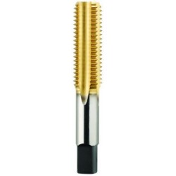 1"-14 Bottom H4 Hand Tap 4 Flutes High Speed Steel TiN Made In U.S.A.