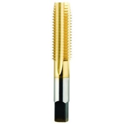 1"-14 Plug H4 Hand Tap 4 Flutes High Speed Steel TiN Made In U.S.A.