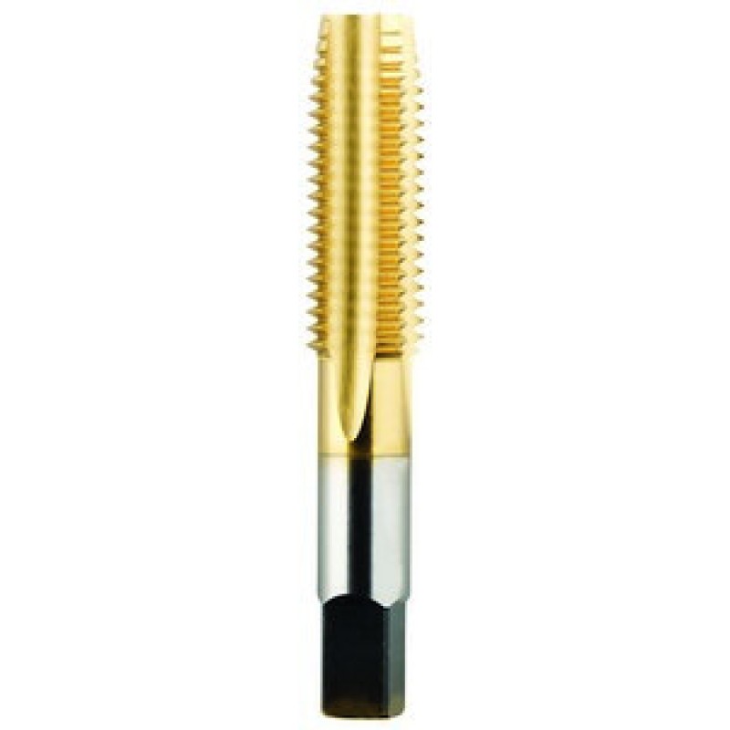 7/16-14 Plug H3 Hand Tap 4 Flutes High Speed Steel TiN Made In U.S.A.