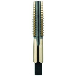 1"-12 Taper H4 Hand Tap 4 Flutes High Speed Steel Black & Gold Made In U.S.A.