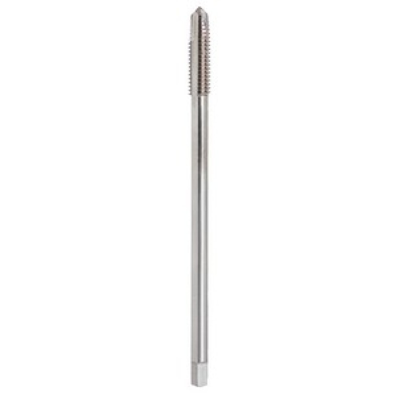 5/16-18 6" OAL Extension Spiral Point Reduced Shank 2 Flutes High Speed Steel Bright